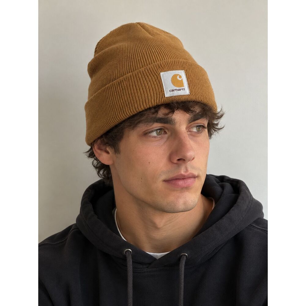 CARHARTT Short Watch Cap Beanie Carhartt Brown